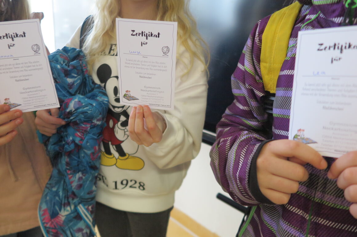Klasse 4 zu Besuch: Schnuppern am Gymnasium